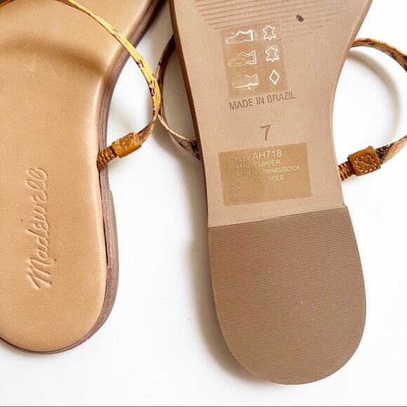 Madewell The Lyra Skinny Strap Slide Sandal - Picture 3 of 5